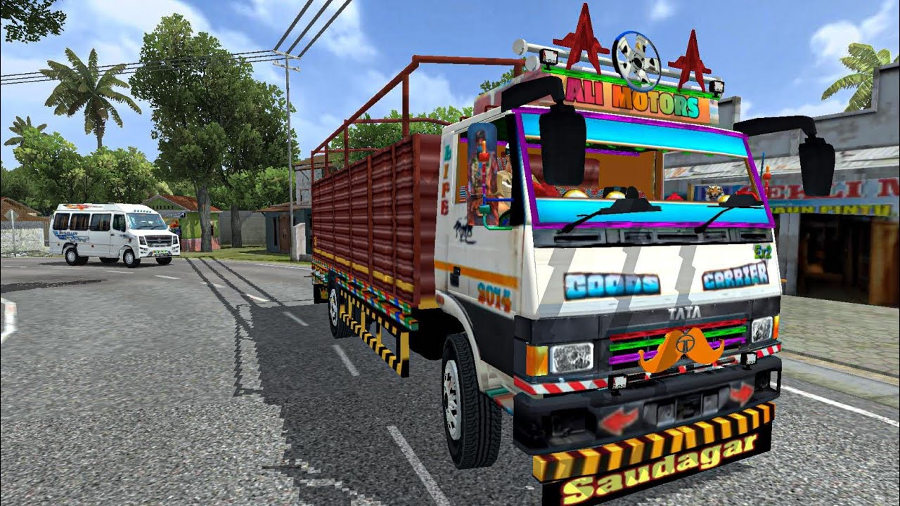 😱 Realistic Rice Delivery | TATA 1109 Indian Truck Driving 🚛 | BUSSID