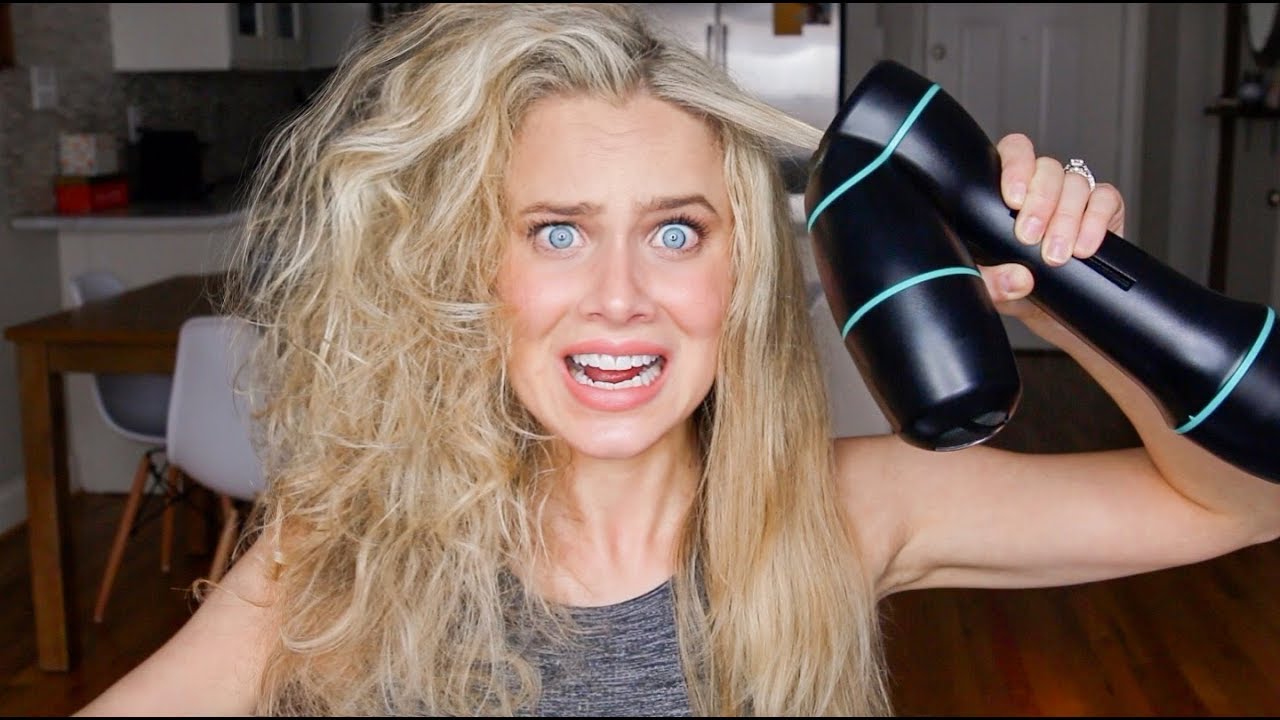 Я ПРОБОВАЛА ВЫПРЯМИТЬ ВОЛОСЫ ПЫЛЕСОСОМ?!? 😱 ОБРАТНЫЙ ФЕН!