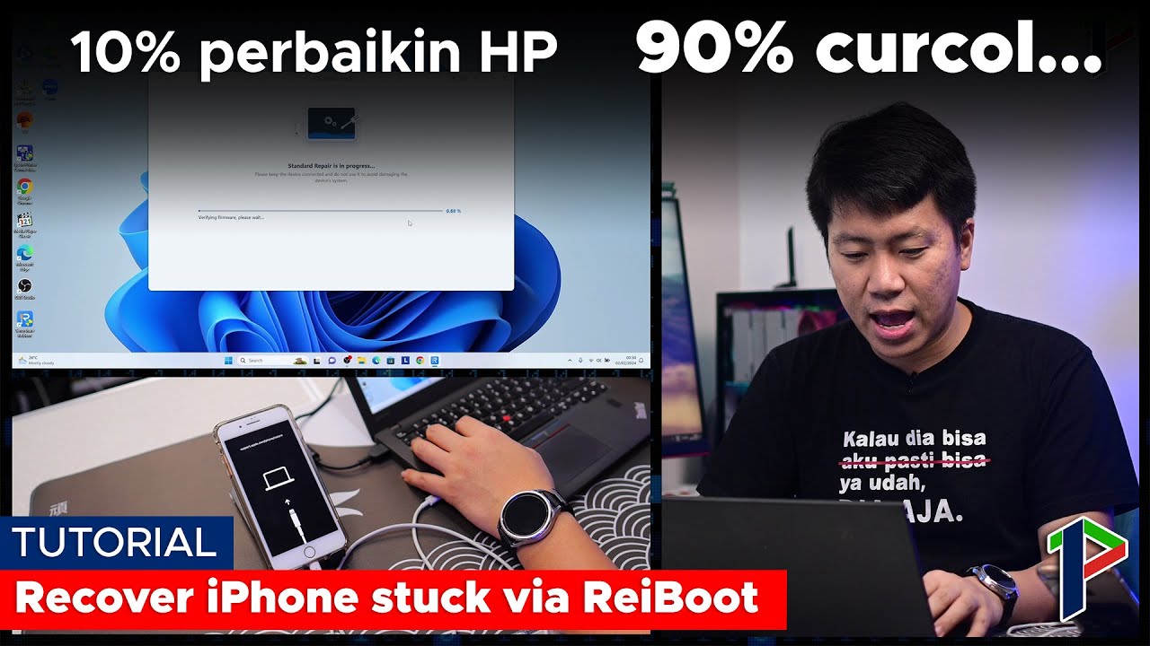 iPhone nyangkut di recover mode? Benerin sendiri yuk!! Tutorial aplikasi Tenorshare ReiBoot