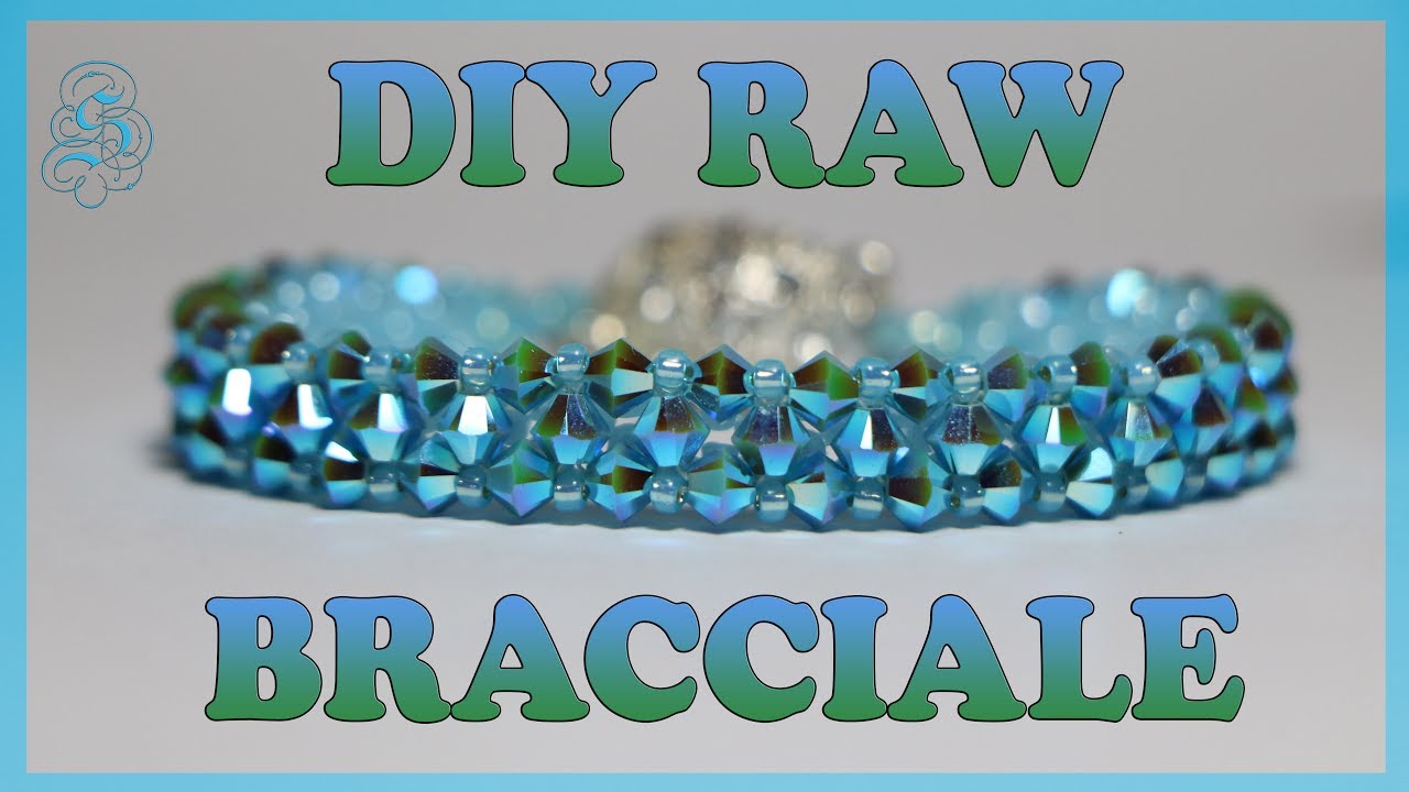 DIY - Tutorial Bracciale per principianti con tecnica RAW (right angle weave) | Serendipità
