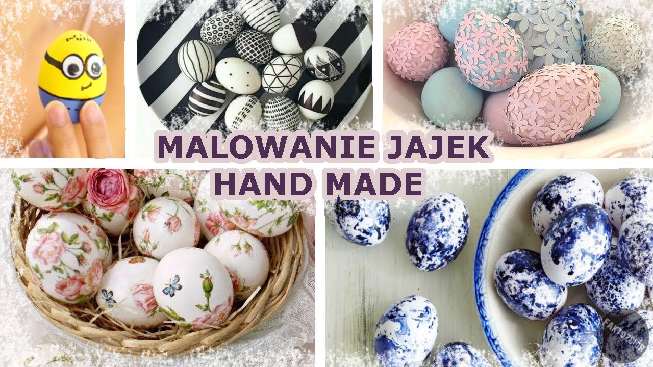 5 sposobów malowania jajek i pisanek - hand made