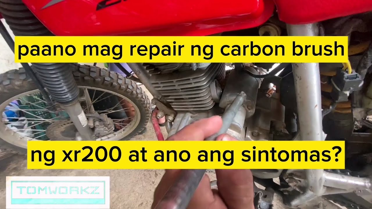 Paano magrepair ng carbon brush ng xr200?