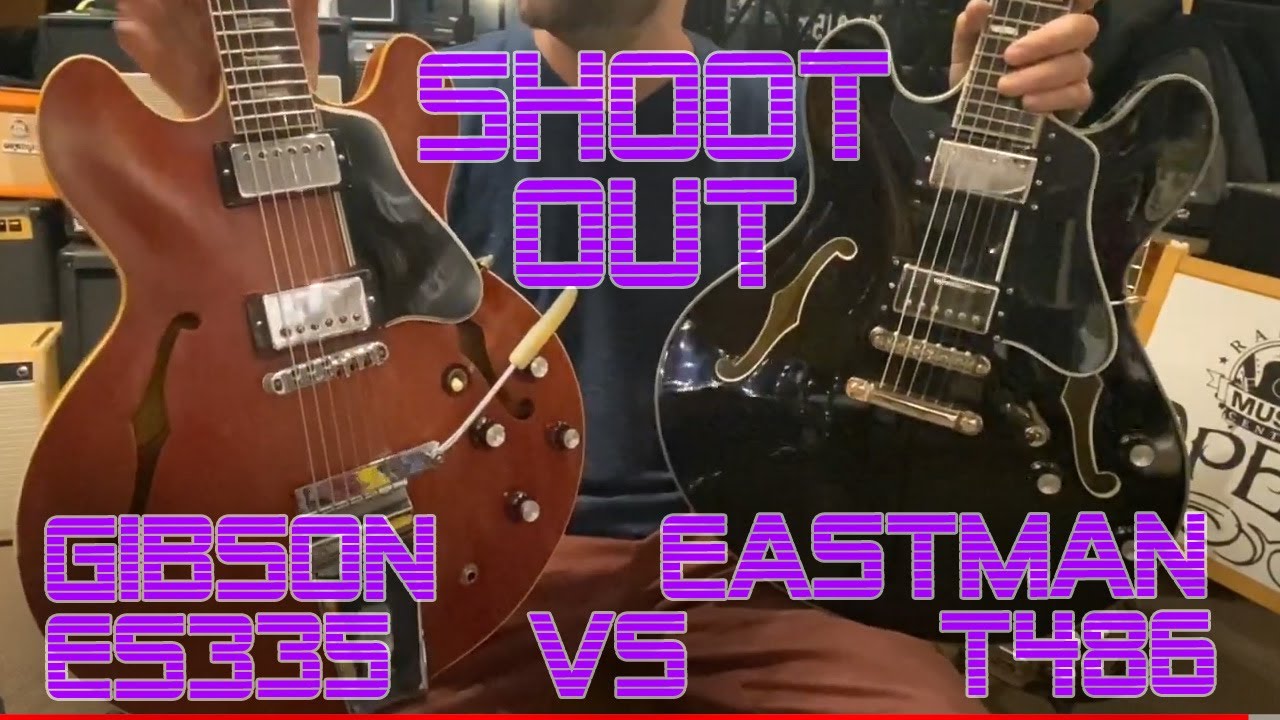 Перестрелка | Gibson 335 против Eastman T486 | Битва полых тел
