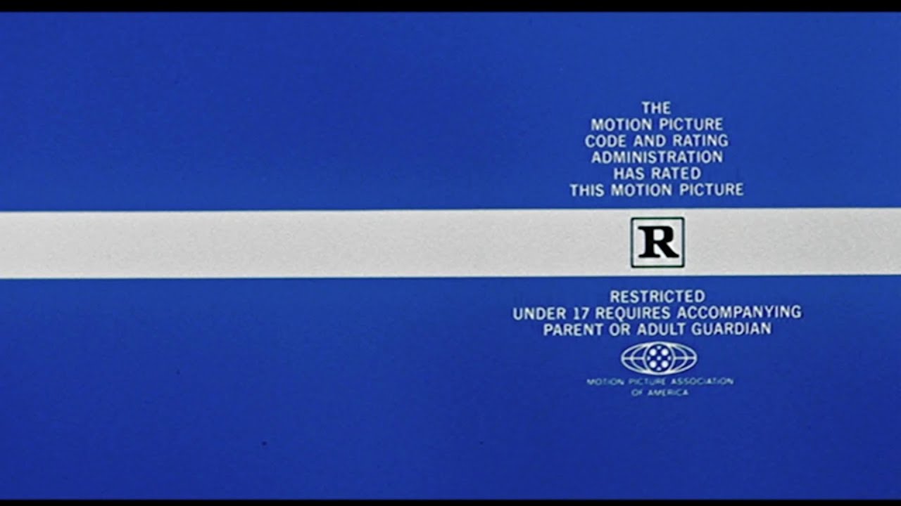 A Universal Picture/MPAA Rating Card (R, 1972)