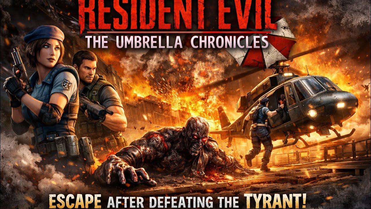 Resident Evil The Umbrella chronicles   Chapter - 6 Complete (ESCAPING AFTER KILLING TYRANT