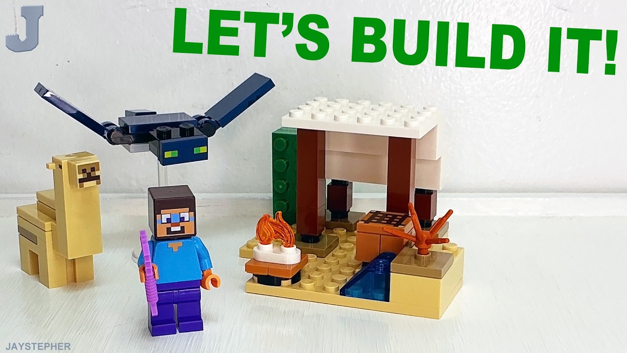 LEGO Minicraft 2024 Пустынная экспедиция Стива 21251: Полная сборка и отзывы