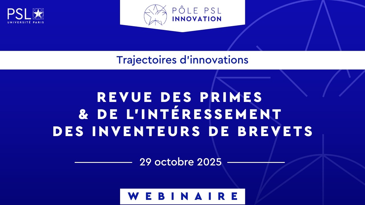 Webinaire l’innovation récompensée : une revue des primes et intéressement des inventeurs de brevets