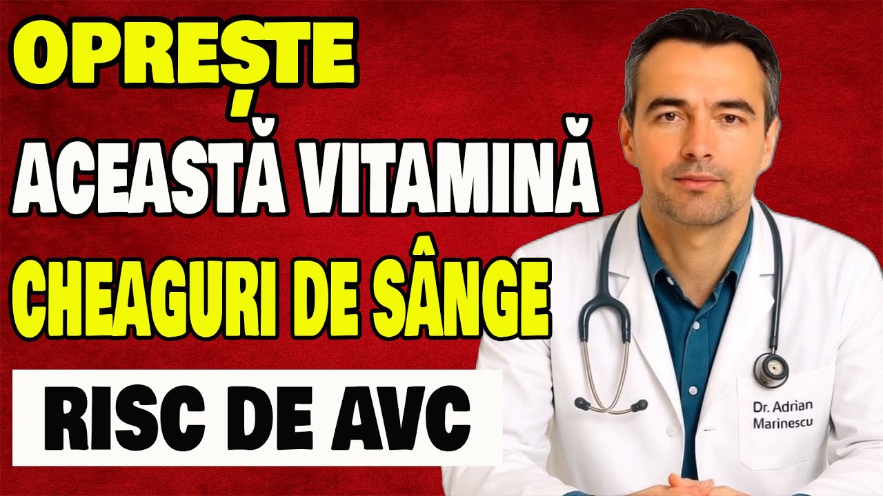 Șocant: Vitamine comune, luate greșit, cresc riscul de AVC la seniori | Dr. Adrian Marinescu