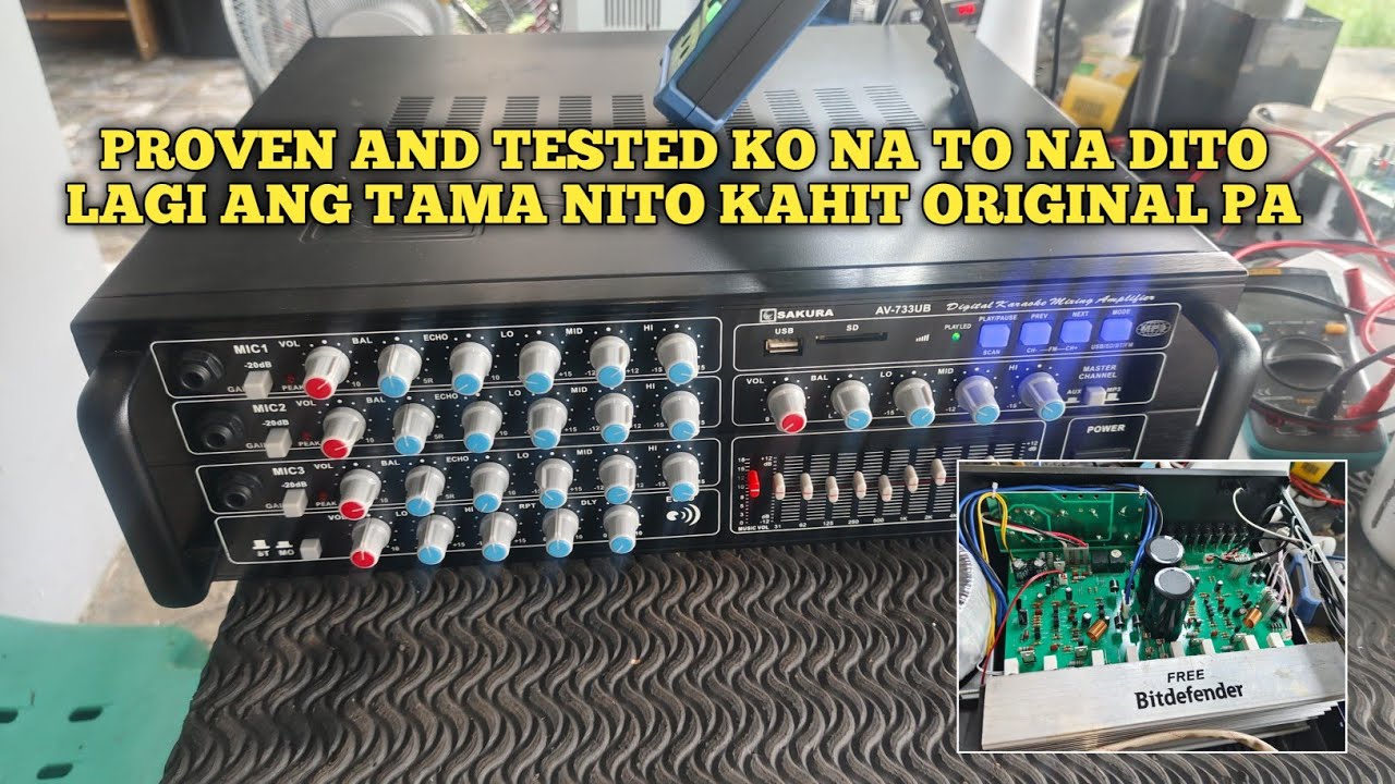 Sakura AV-733UB kahit bago palang ito lagi tama nyan