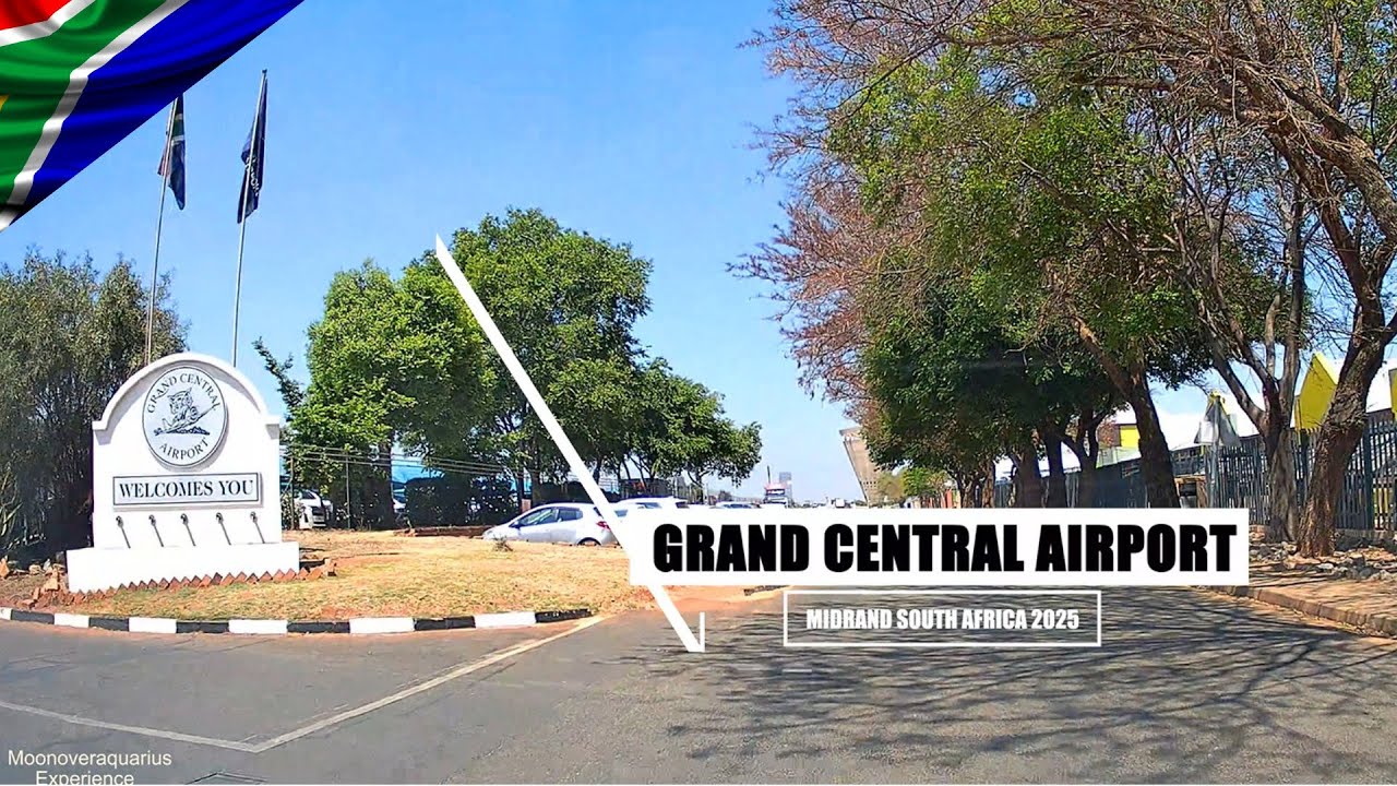 🇿🇦 Grand central Airport Tour 4 k Midrand South Africa