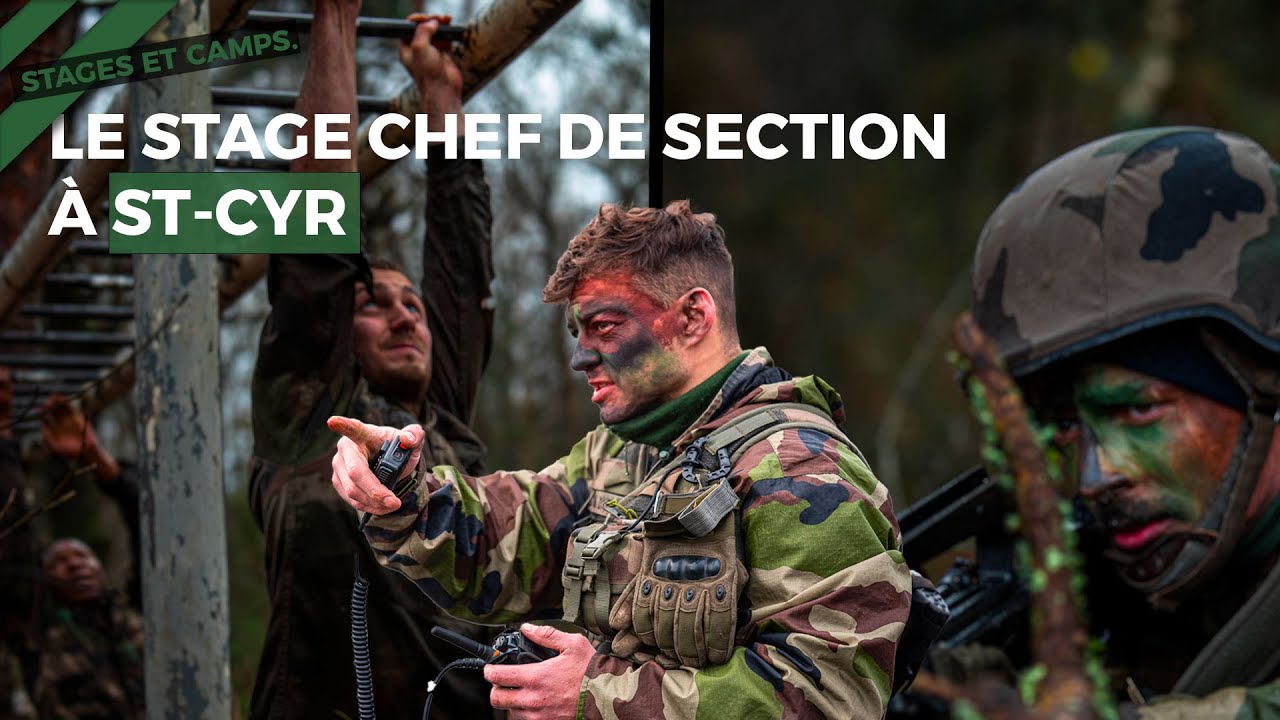 #Camps | Le stage chef de section à ST-CYR