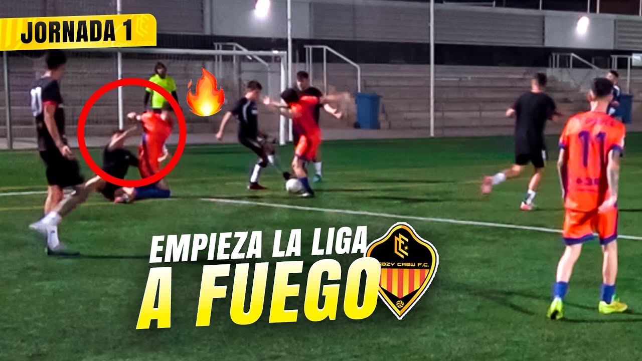 😡 EMPIEZA LA LIGA A FUEGO 🔥 *LIGA FÚTBOL J1* Crazy Crew FC