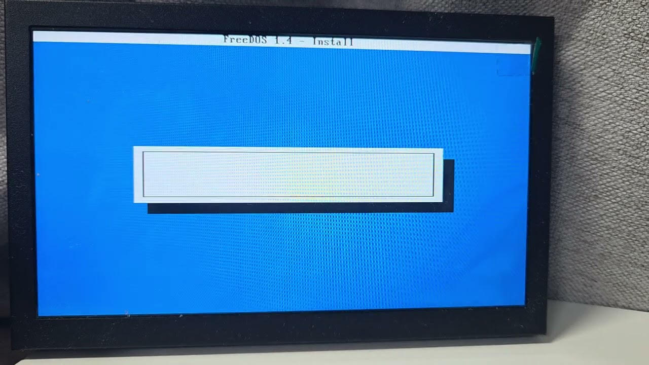 freedos 1.4 install