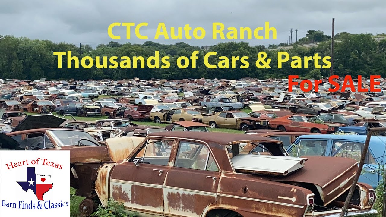Thousands of Classic Cars and Trucks, 1930's-1970's, CTC Auto Ranch, Denton TX