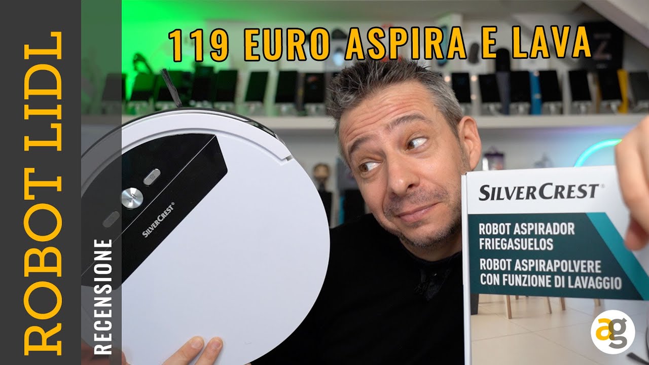 Il ROBOT della LIDL a 119 euro ASPIRA e LAVA. Come va? Recensione SilverCrest