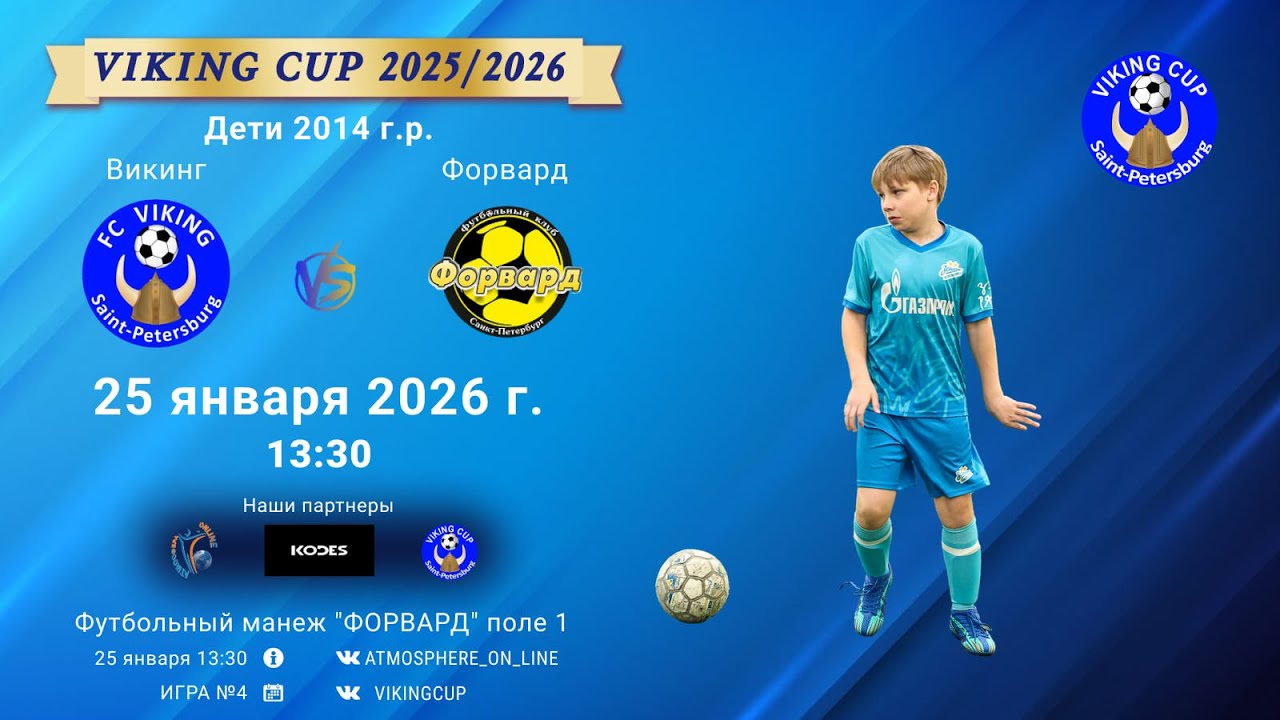 Викинг-Форвард/VIKING CUP, Игра №4, 25-01-2026 13:30
