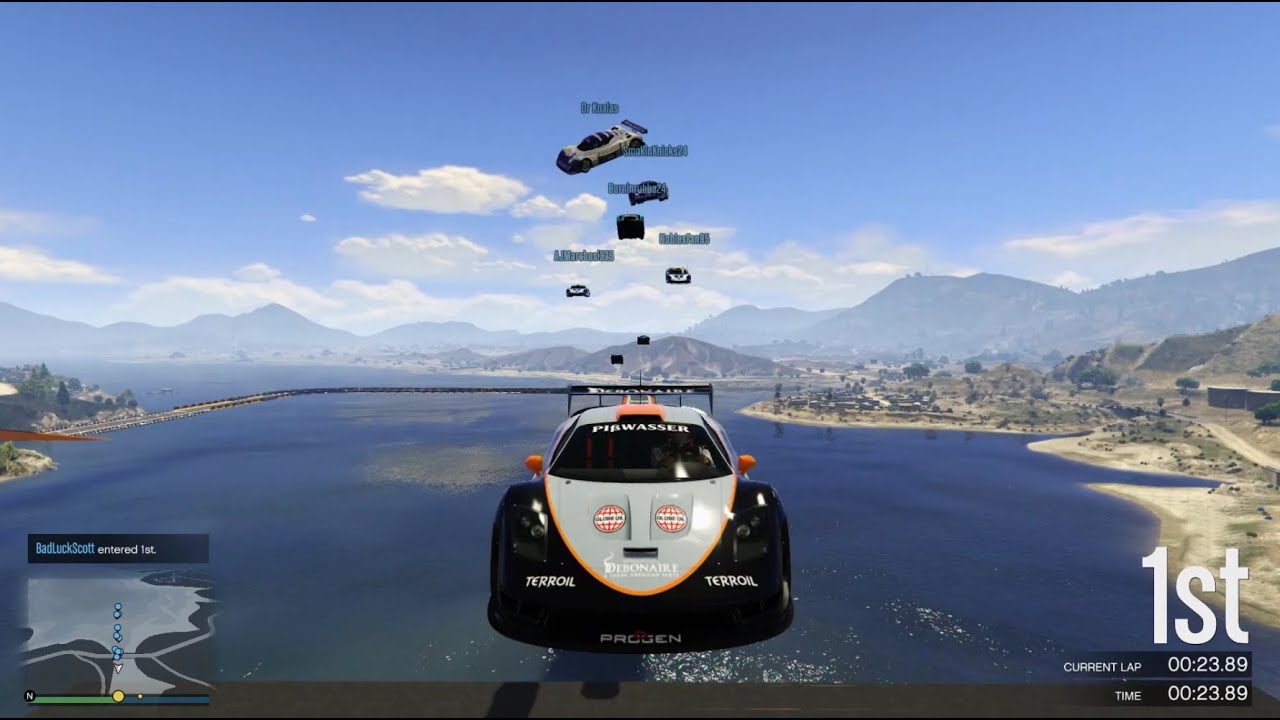 GTA 5 - Cunning Stunts Update - Race - Canyon Crossing