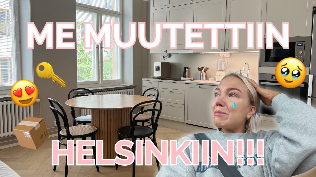 UUSI KOTI & UUSI URA TUBETTAJANA?? | MUUTTOVLOGI 🔑