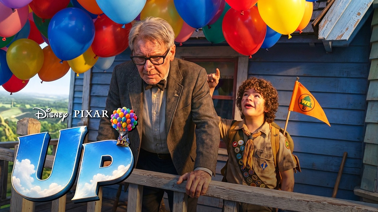 Вверх: Игровой фильм (2027) Харрисон Форд и Николь Кидман