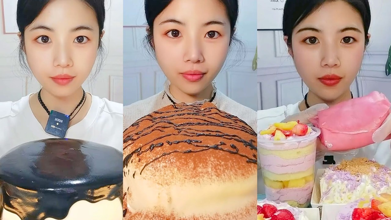 Homemade Cake and Brownie Eating Show | Calm Dessert Mukbang #68