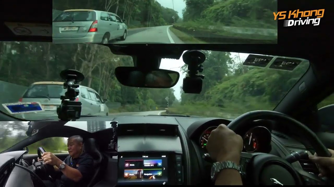 Jaguar F Type, 2017 V8, 5.0 liter, 550 HP,  680 Nm Max Torque/ Genting Hill Climb / YS Khong Driving