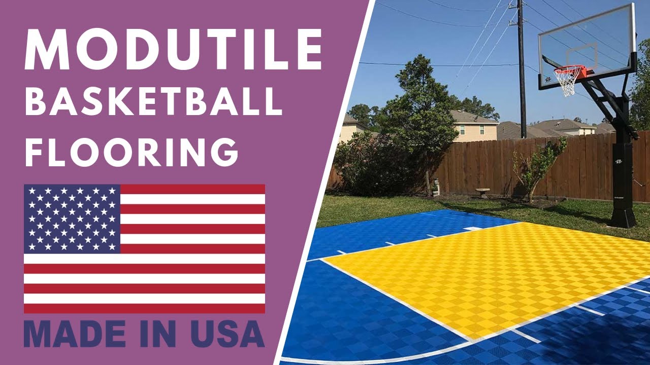Outdoor Basketball Court Installation