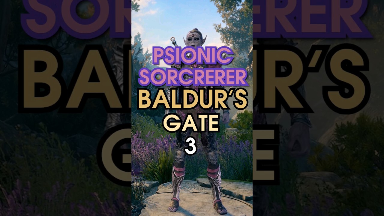 Сборка псионика-волшебника для Baldur's Gate 3 за 1 минуту &mdash; сборка паладина/волшебника #шорты #b...