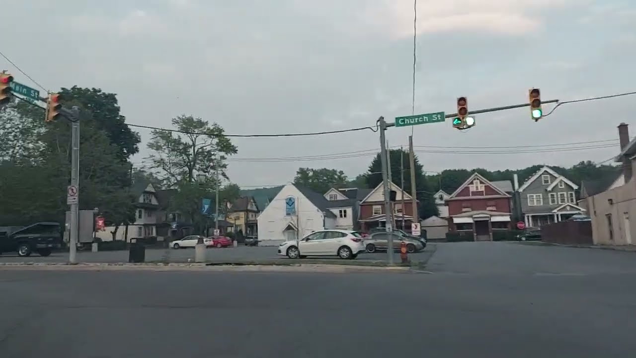 Driving from Carbondale to Forest City, Pennsylvania