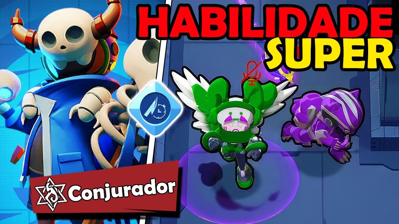 COLOQUEI a HABILIDADE SUPER no CONJURADOR IMPOSTOR no Super Sus