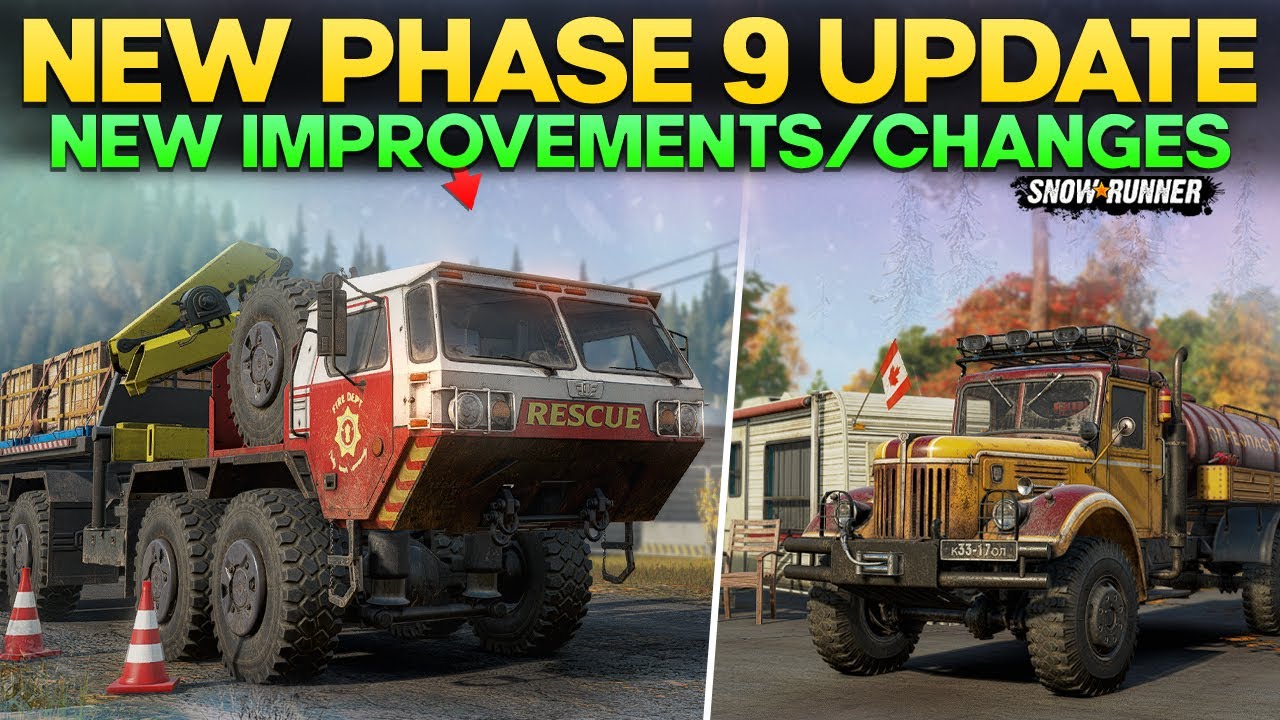 New Phase 9 Update New Major Improvements and Changes in SnowRunner You Need to Know