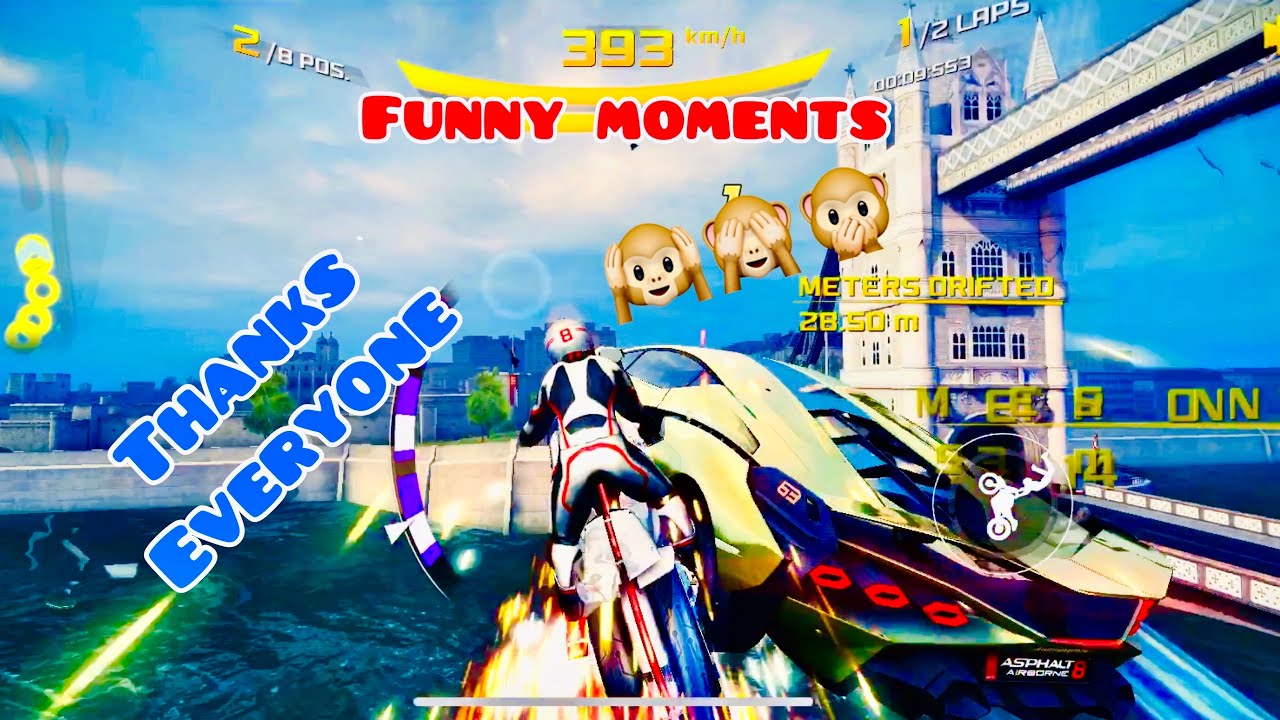 Asphalt 8 - Funny Moments & Stunt | Special Video Congratulations 12k Subscribe 🤝 🎉🍾🎊🎈