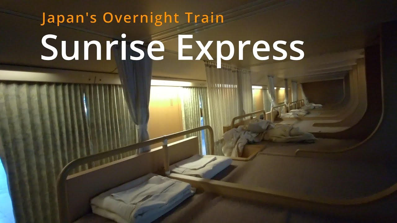 12hrs on Japan's Sleeper Train｜Cheapest Seat [Sunrise Izumo]
