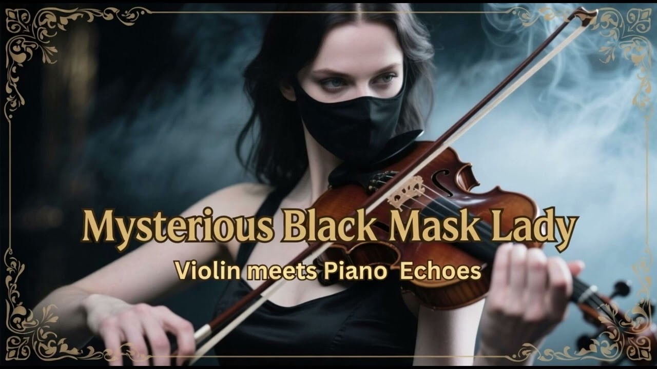 Mysterious Black Mask Lady | Violin meets Piano Echoes