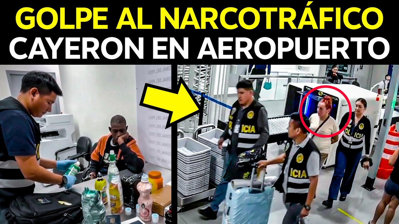 GOLPE AL NARCOTRÁFICO: Cae Narcobanda en Aeropuerto Jorge Chavez