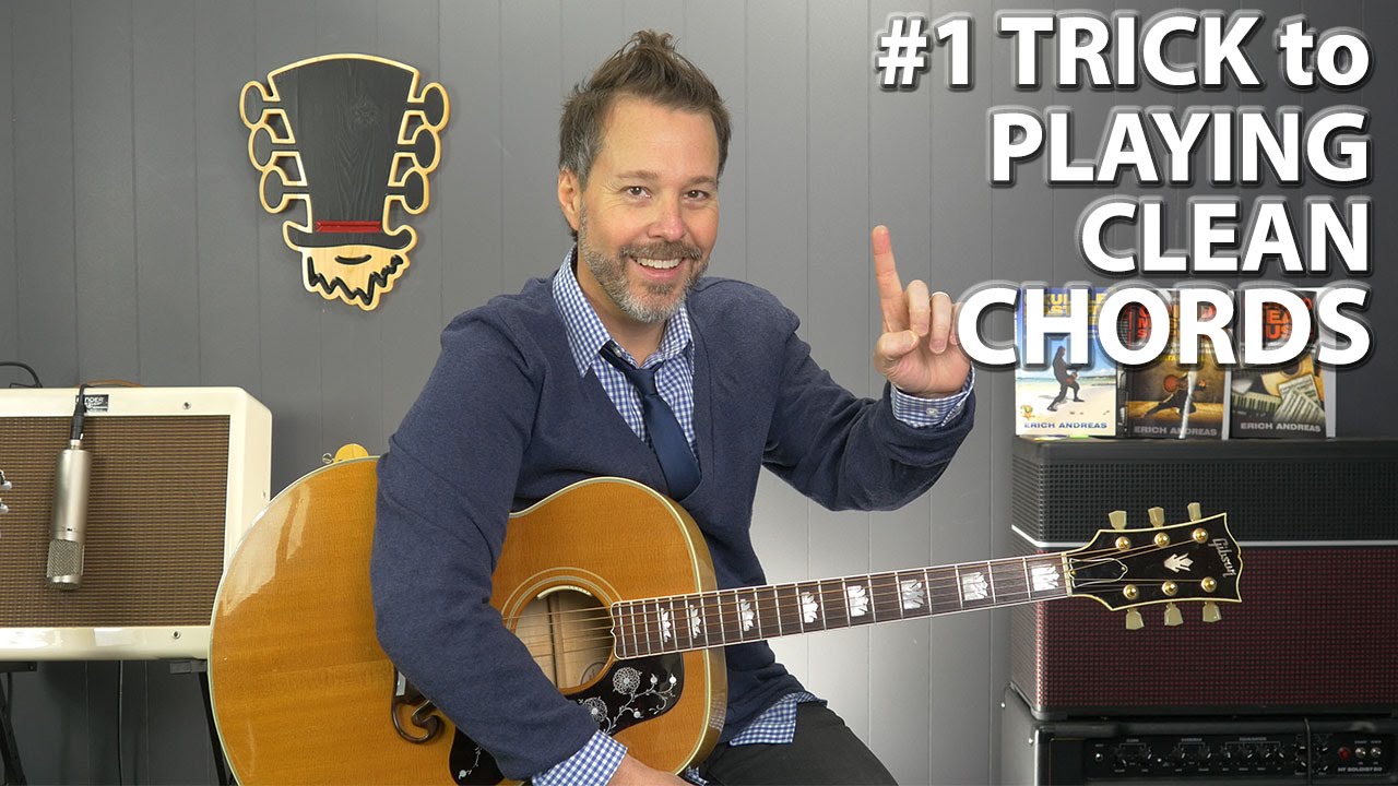 The #1 Trick to Playing CLEAN Sounding Chords on the Guitar