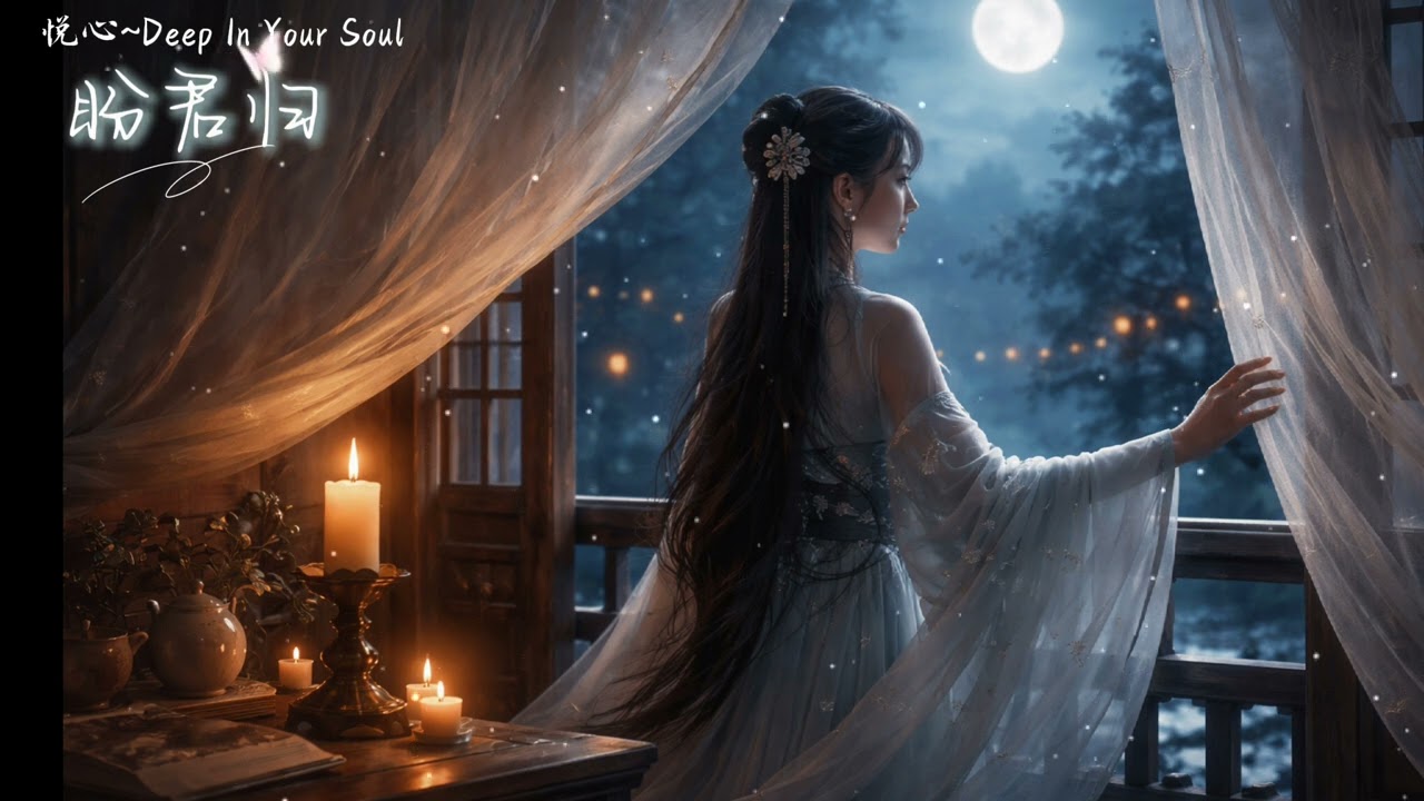 《盼君归》Still Waiting For You🌙古风抒情情歌 | 夜色里的思念#lyrics #lovesong #sadsong #love #heartbreak #chinesesong