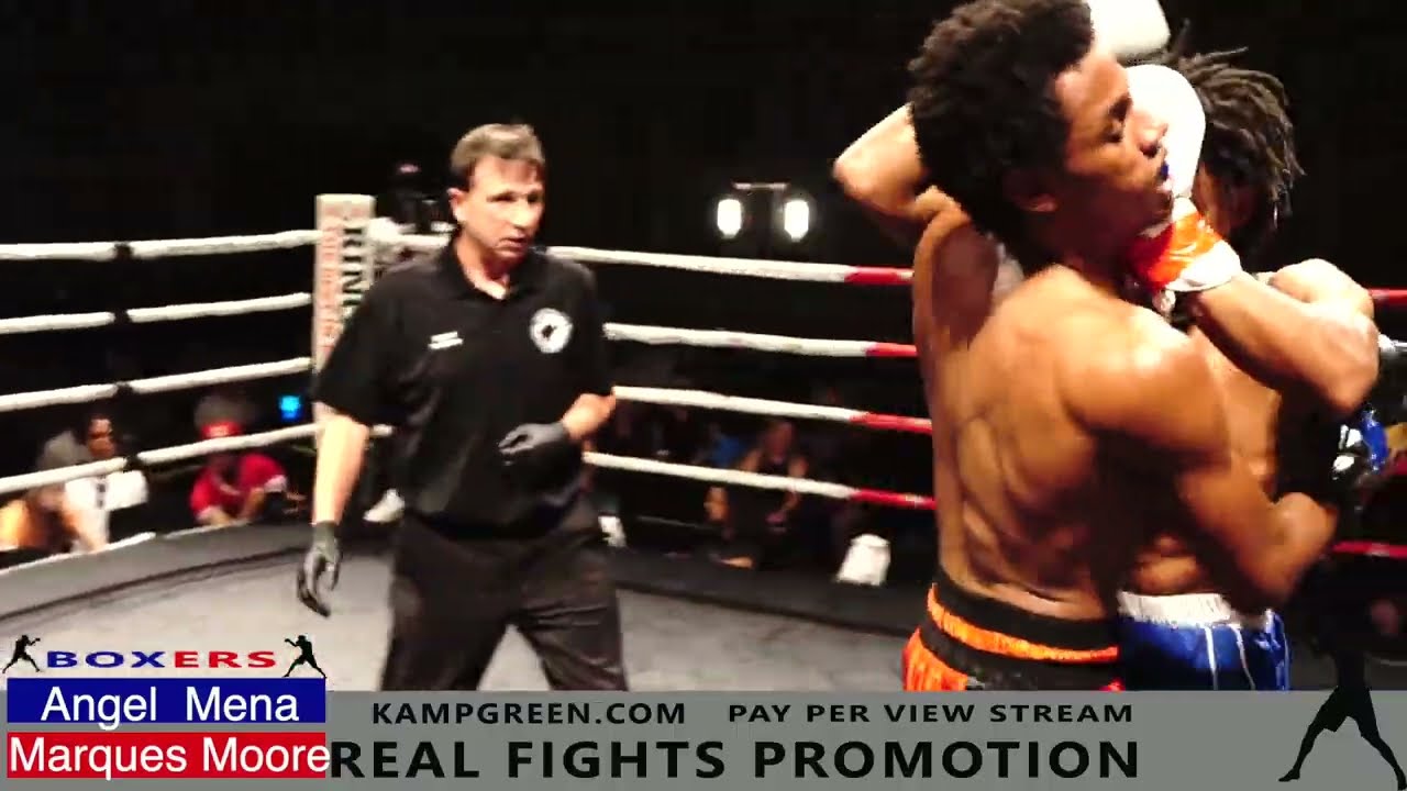 Angel Mena Vs Marques Moore #boxing #realfightspromotion