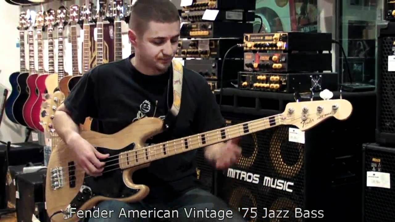 Mitros Music i Branimir Markovic predstavljaju Fender American Vintage '75 Jazz Bass