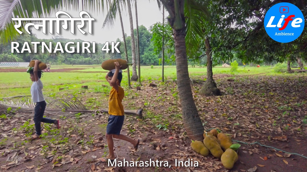 Hatis Village Walk 🇮🇳 – Peaceful Life in Rural Ratnagiri | India Walking Tour 4K