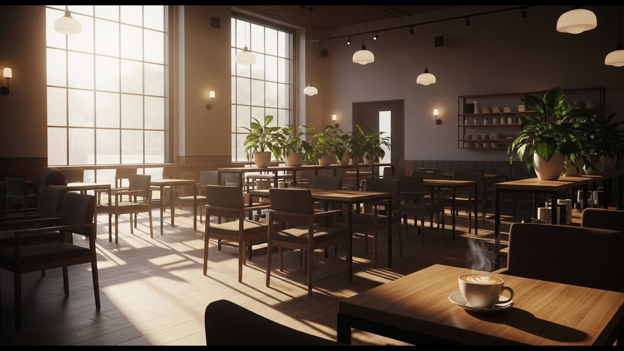 Cozy Café Lofi  Warm Rhodes & Chillhop Jazz   Focus Music  Study, Work & Coffee Shop Vibes No Vocals