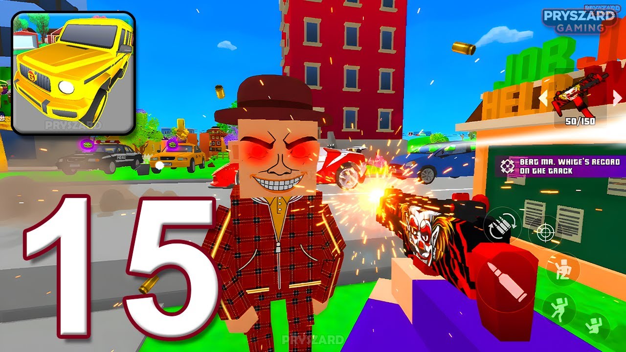 Gangs Wars: Pixel Shooter RP - Gameplay Walkthrough Part 15 - New Update Story Mode (iOS, Android)