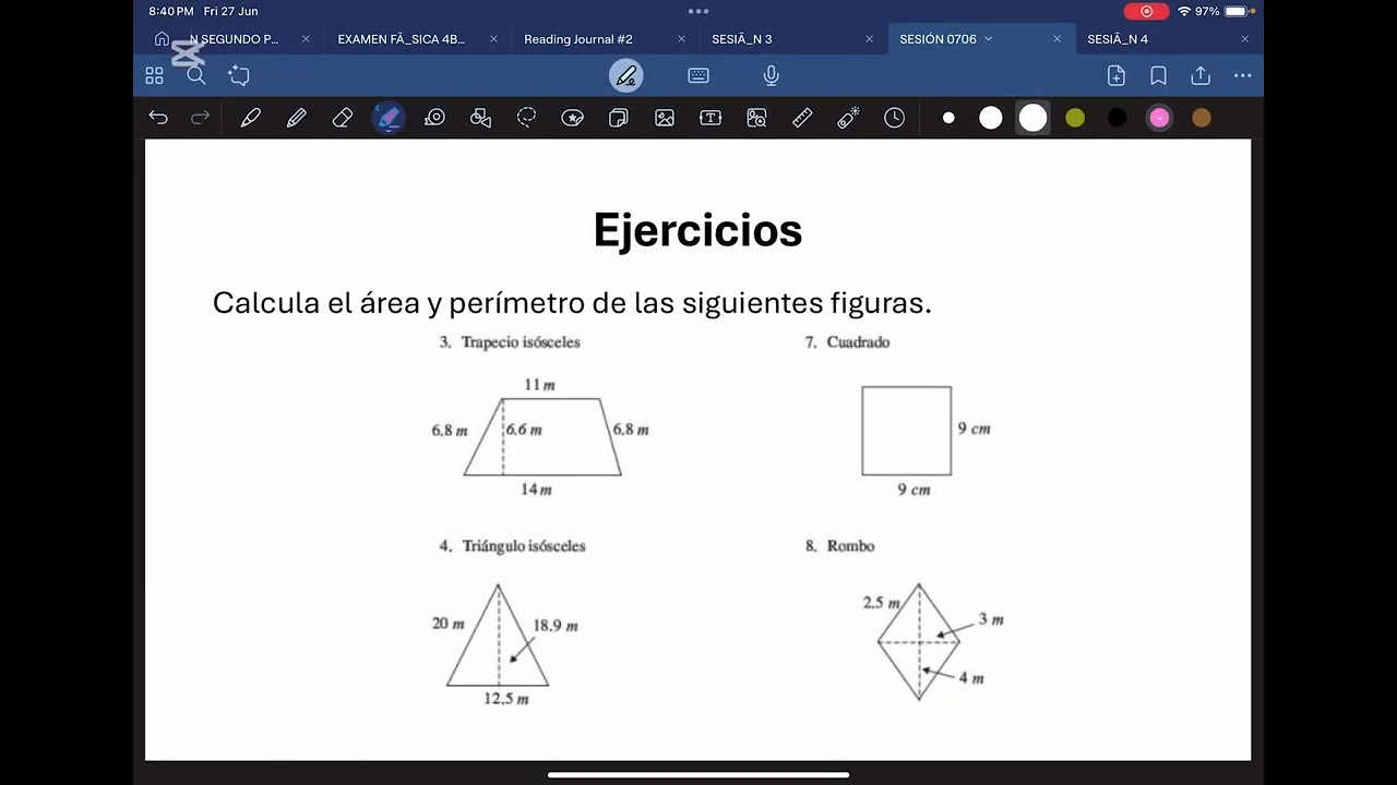 Área y Perímetro