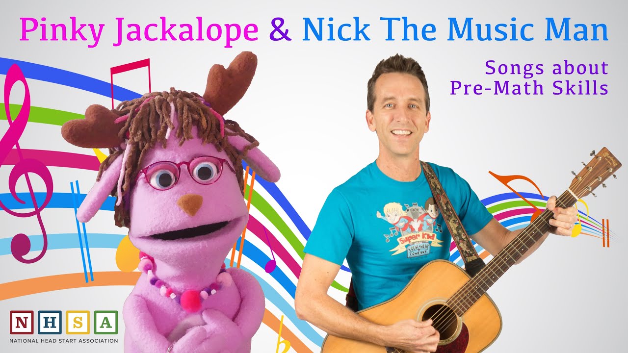 Pinky Jackalope & Nick The Music Man: Pre-Math, Math Skills For Preschoolers
