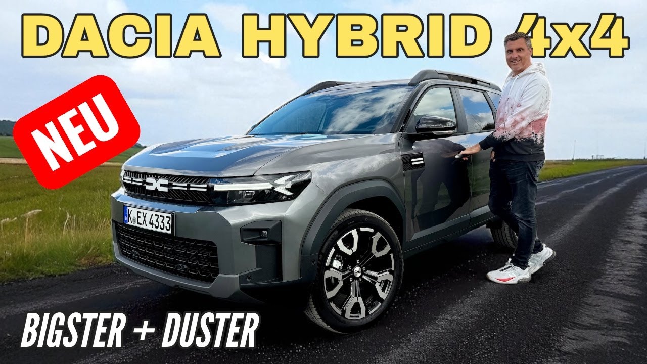 DACIA BIGSTER + DUSTER HYBRID 4x4: Jetzt kommt der Automatik-Allrad-SUV | LPG | 2025