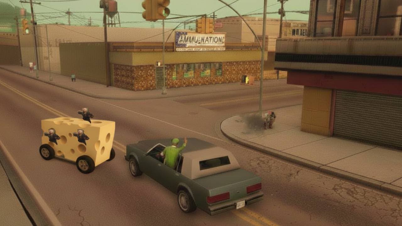 TRANFORMANDO O CARRO DELES EM QUEIJO SUIÇO | GTA San Andreas