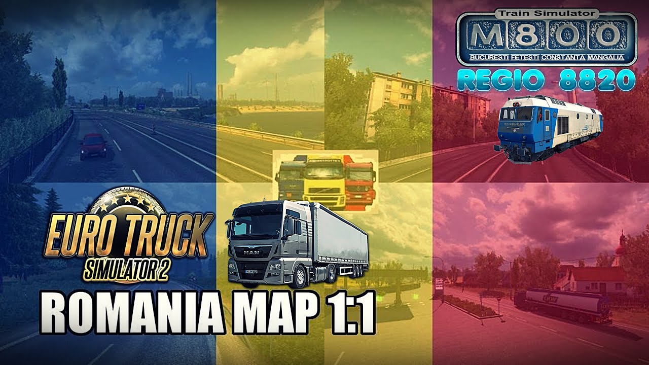 IN PREMIERA ROMANIA MAP 1 LA 1 v0.2 [WIP] | SCENARIU NOU CU SUNETE CUSTOM : 4.05 REGIO 8820 ( M800 )