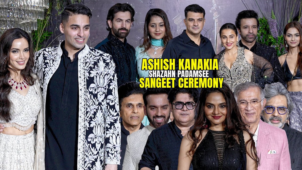 UNCUT - Shazahn Padamsee & Ashish Kanakia Sangeet Ceremony | Madhu, Neil Nitin Mukesh