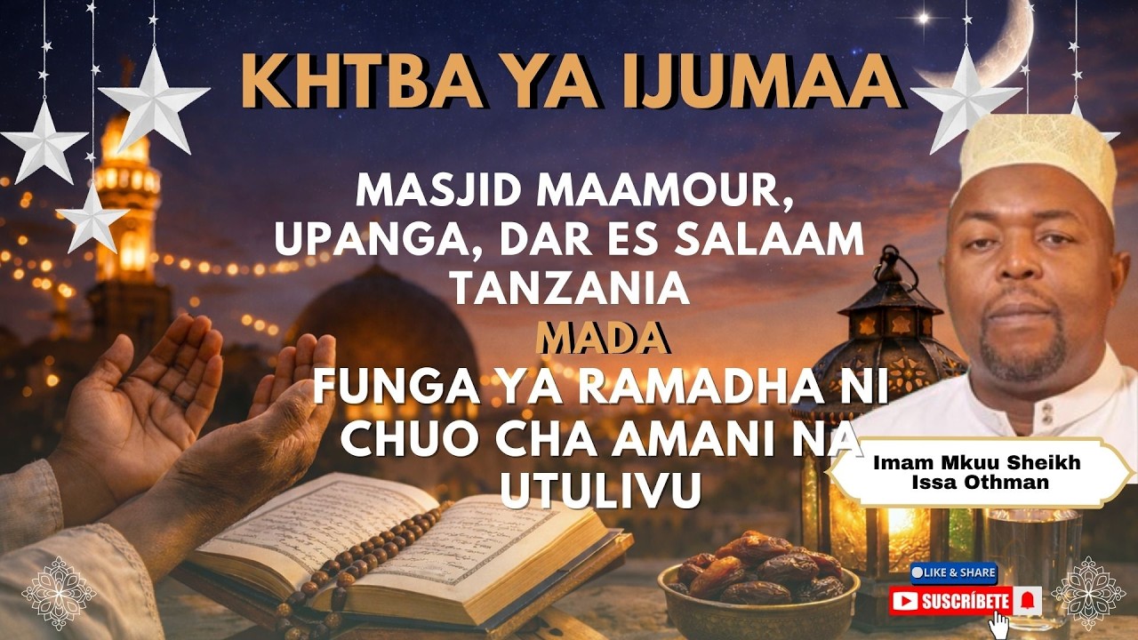 UCHAMUNGU (TAQWA) NDIO LENGO LA FUNGA | IMAM MKUU SHEIKH ISSA OTHMAN