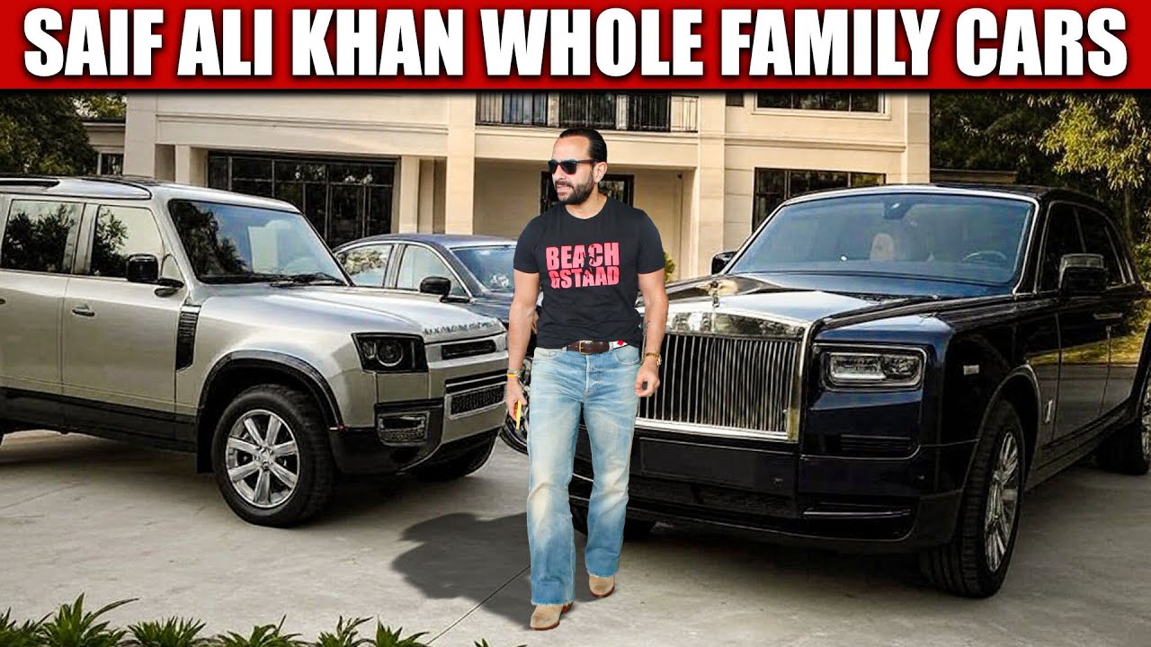 Saif Ali Khan Whole Family Car Collection