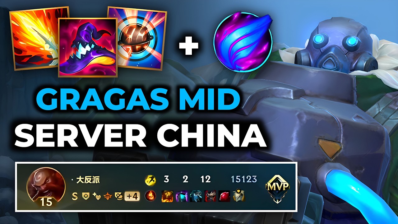 Gragas Wild Rift China - Build Runes Guide Patch 7.1 - Gameplay Gragas Season 21